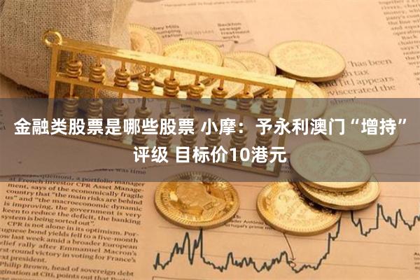 金融类股票是哪些股票 小摩：予永利澳门“增持”评级 目标价10港元